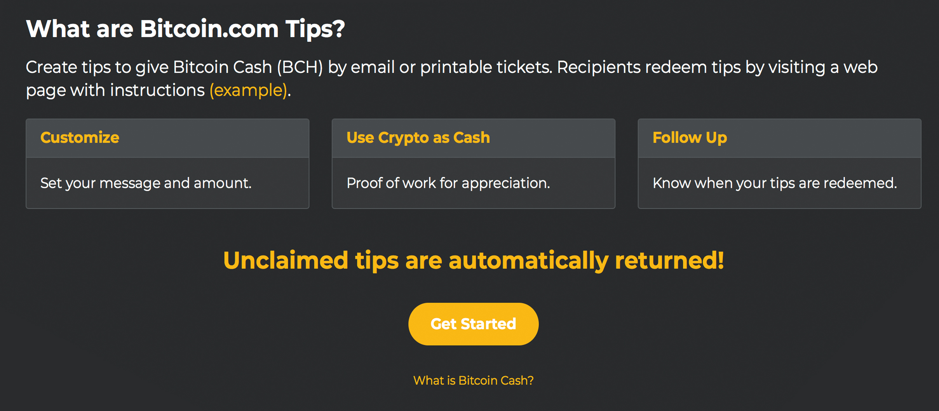 Express Your Gratitude With Bitcoin.com's New Refunding Tip Generator