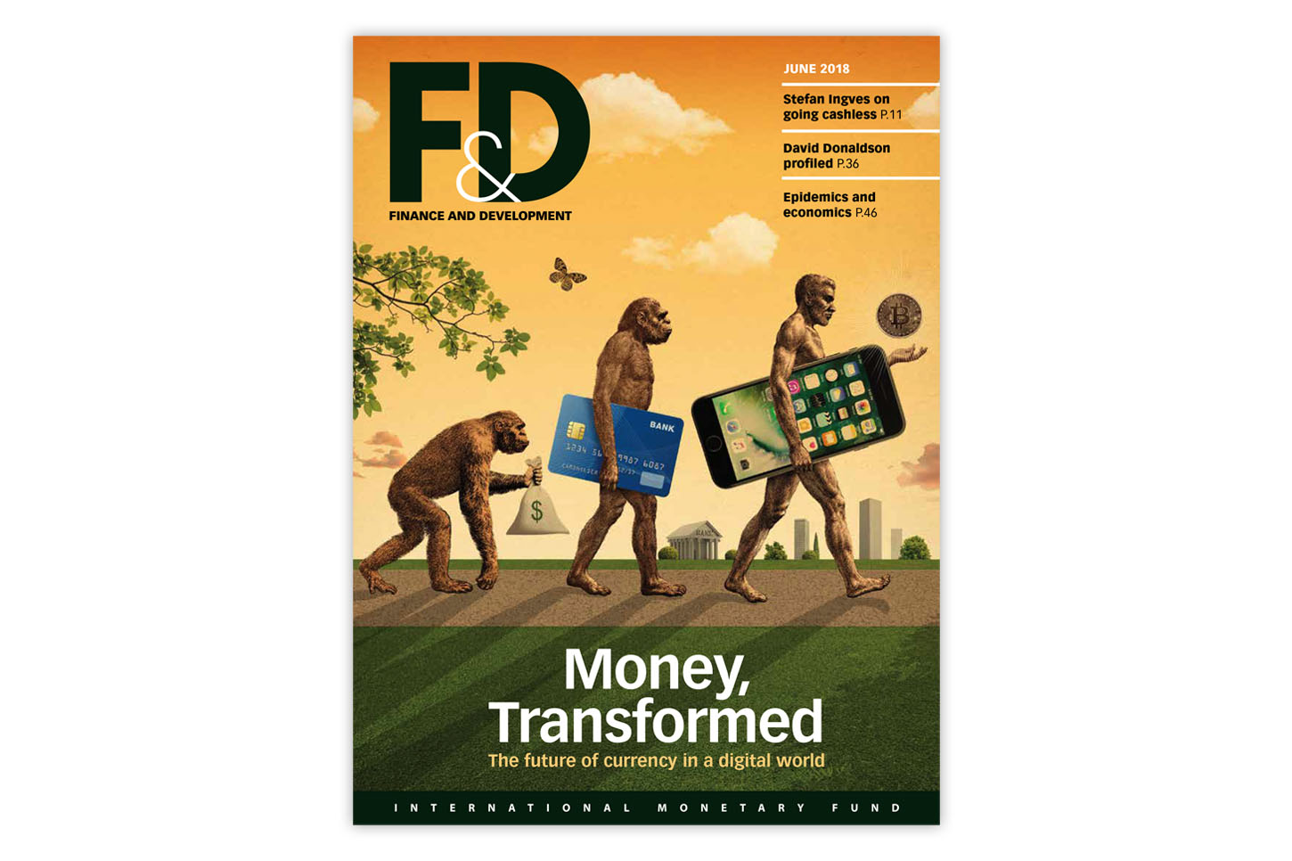 Title page of the June 2018 issue of Finance and Development, a magazine released and published by the International Monetary Fund