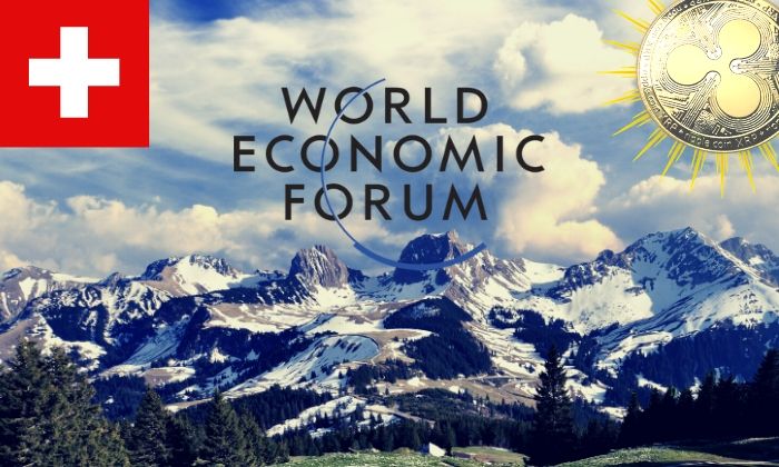 trump, lagarde and garlinghouse at davos 2020