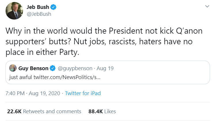 Jeb Bush tweet