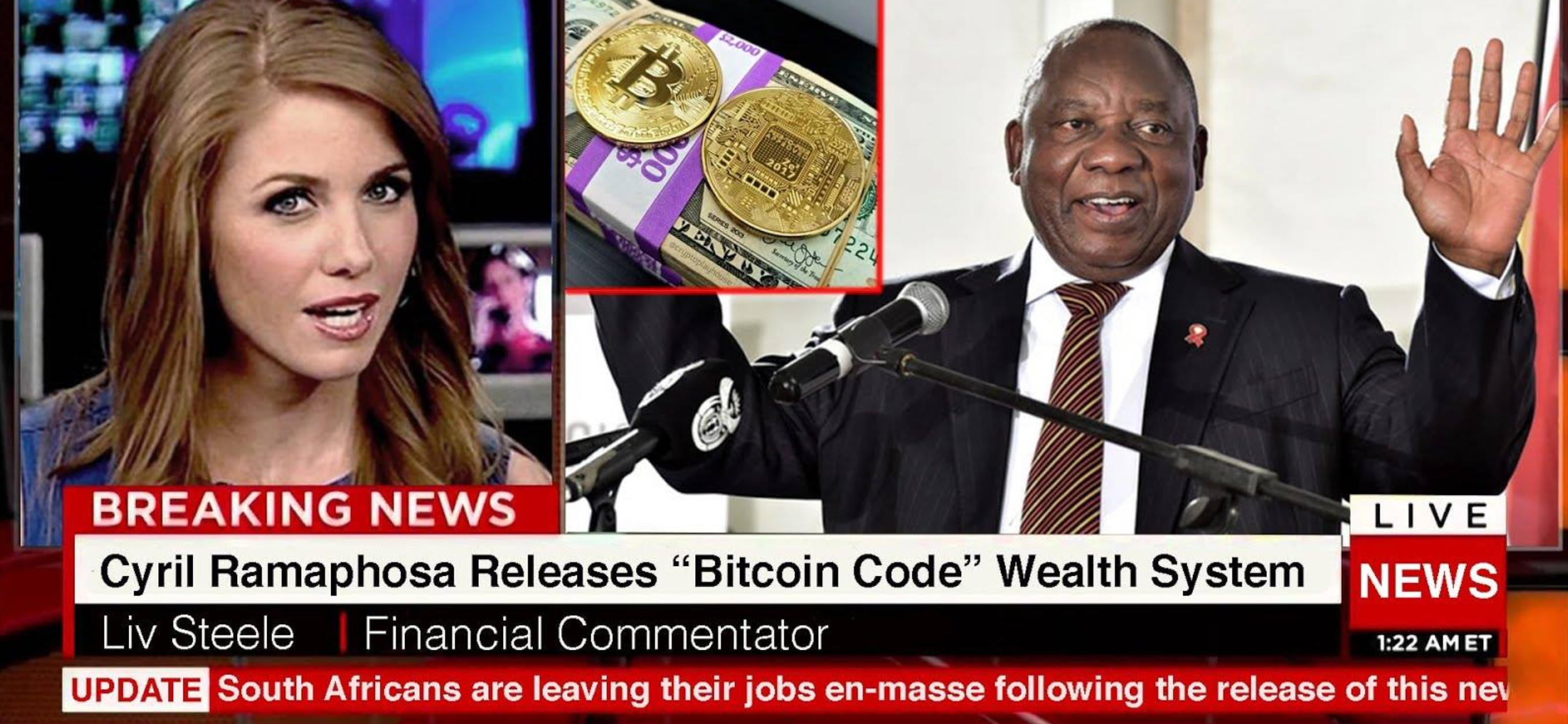 Bitcoin Revolution South Africa: Scam Claims Support by President Cyril Ramaphosa