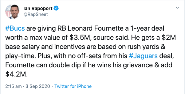 ian rapoport tweet