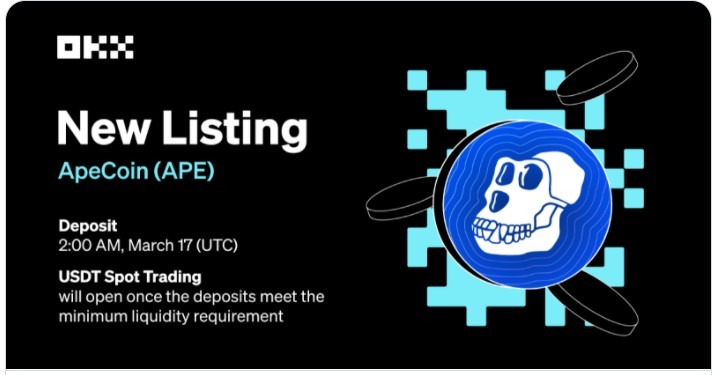 ape coin listing