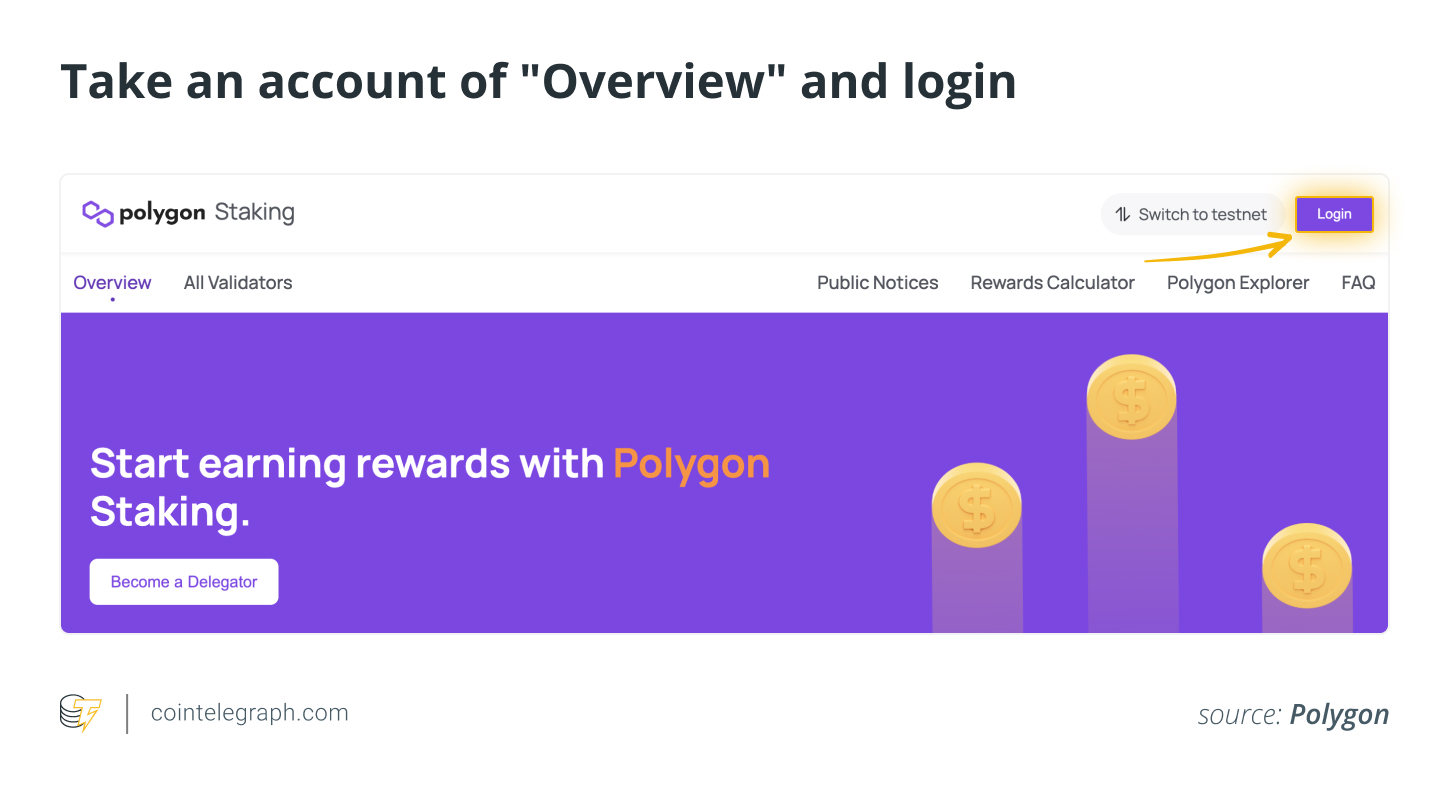 Take an account of Overview and login