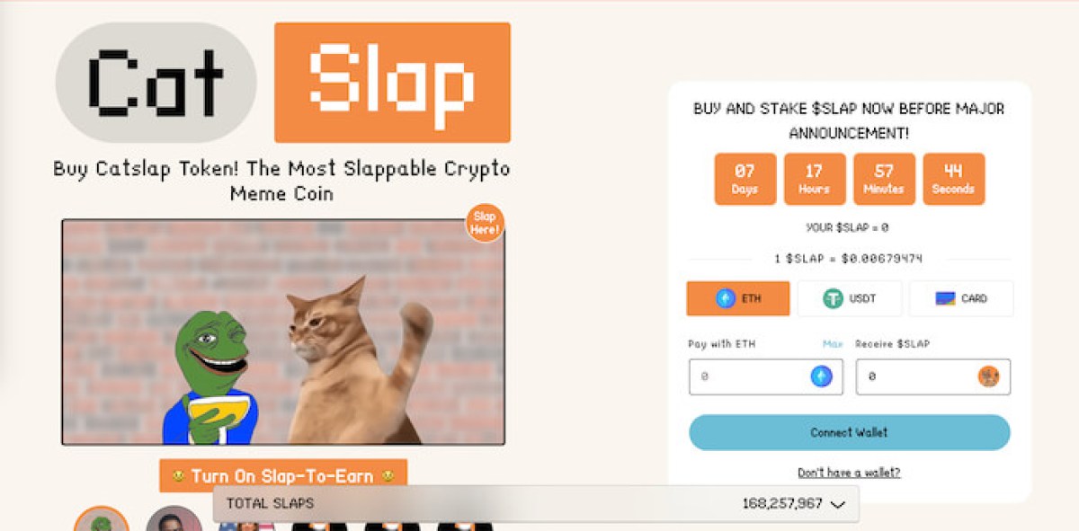 Catslap top crypto picks