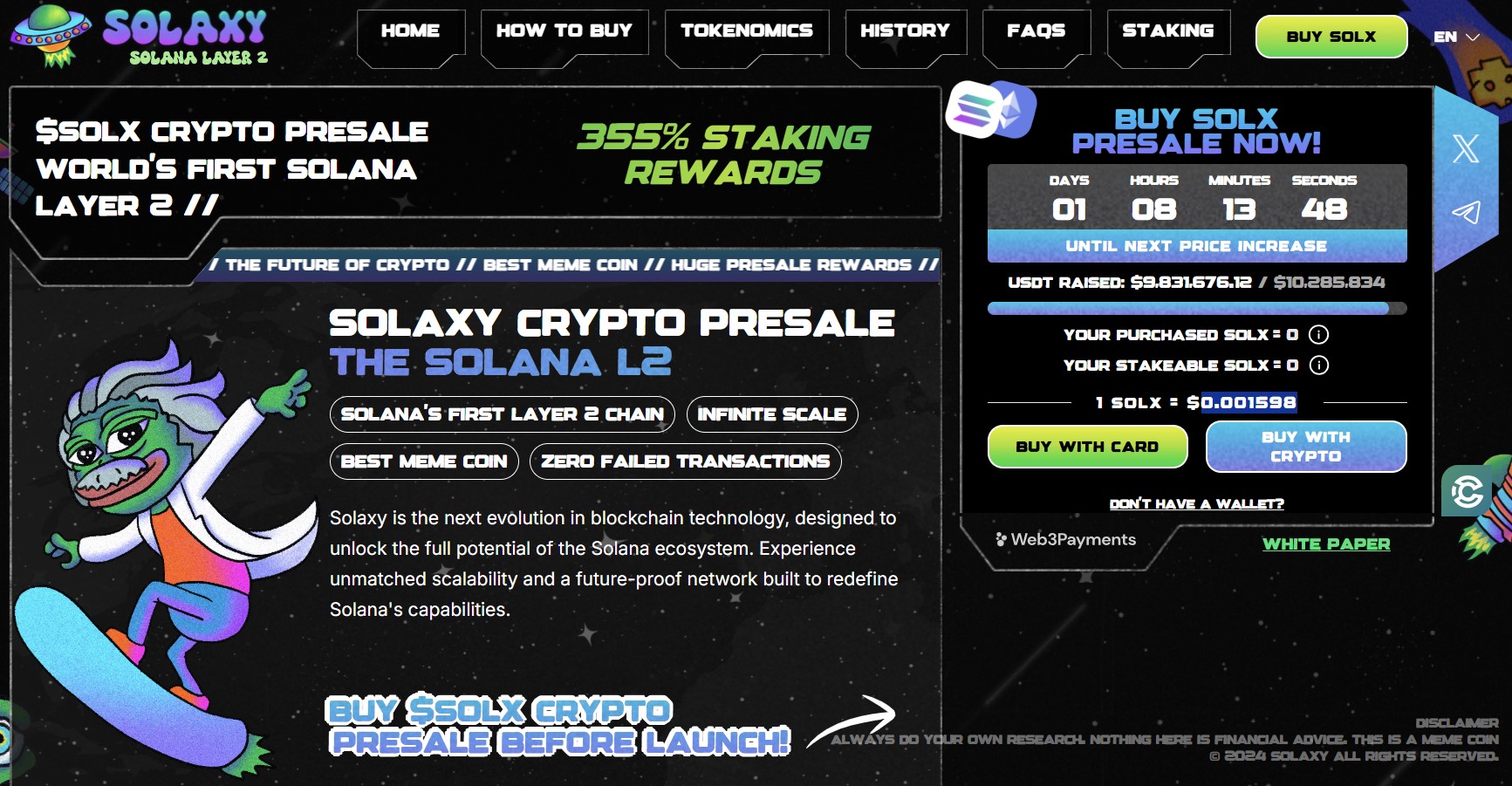 solaxy - Bull Run Crypto Belum Berakhir, 4 Presale Altcoin Terbaik yang Sedang Melonjak Saat Ini