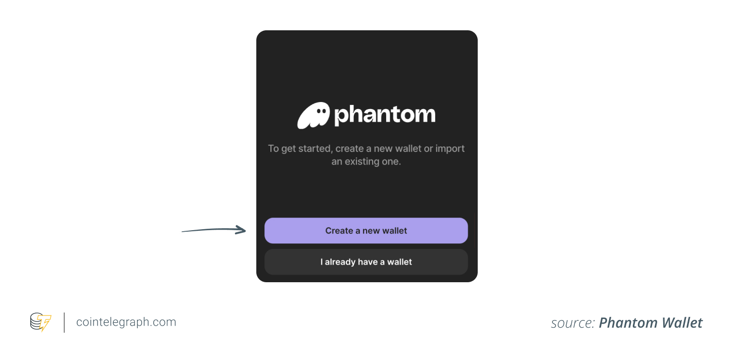 create a new wallet