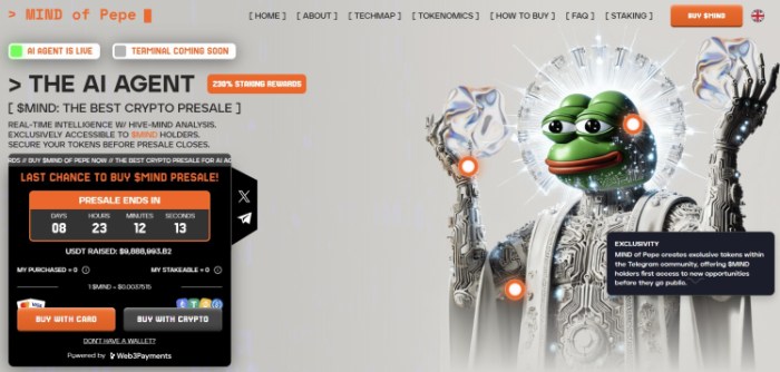 MIND of Pepe ($MIND) presale