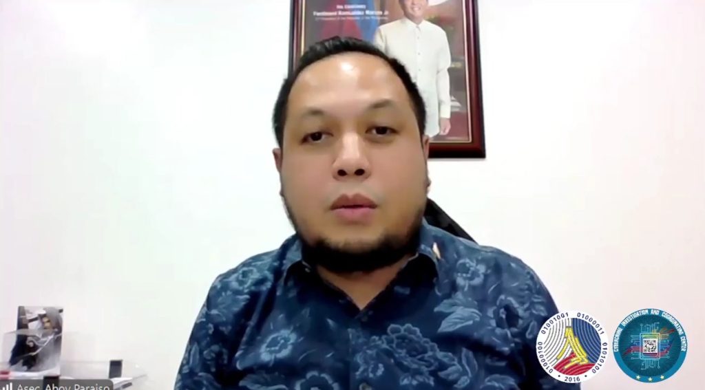 DICT vows to follow up on mrwn’s following viral video. (Cybercrime Investigation and Coordinating Center)