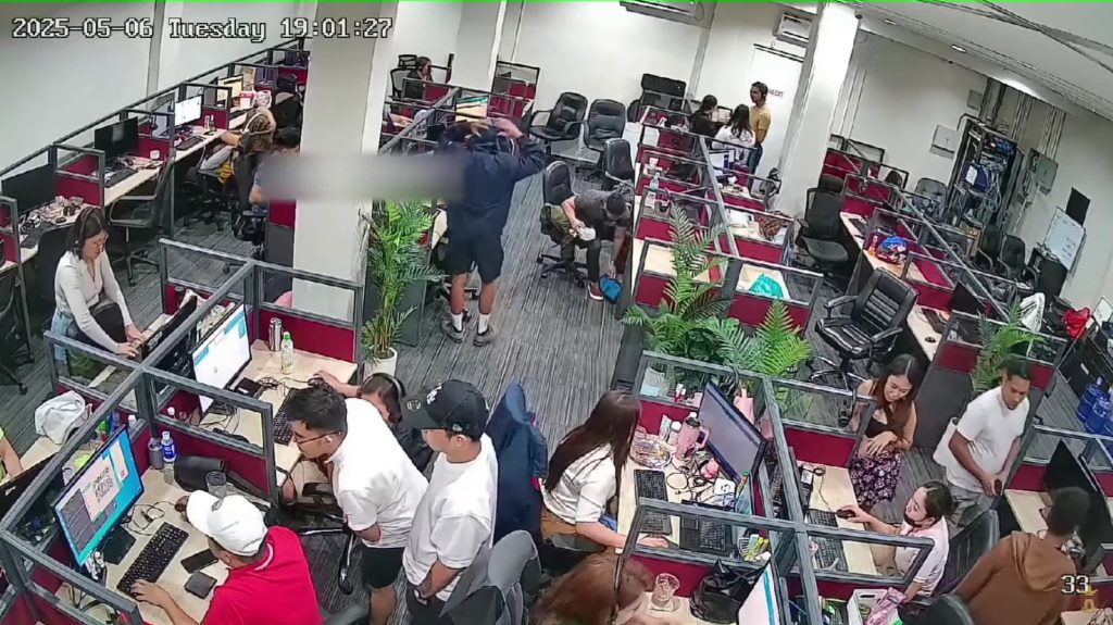 Alleged scammers get spooked after receiving CCTV images of themselves.