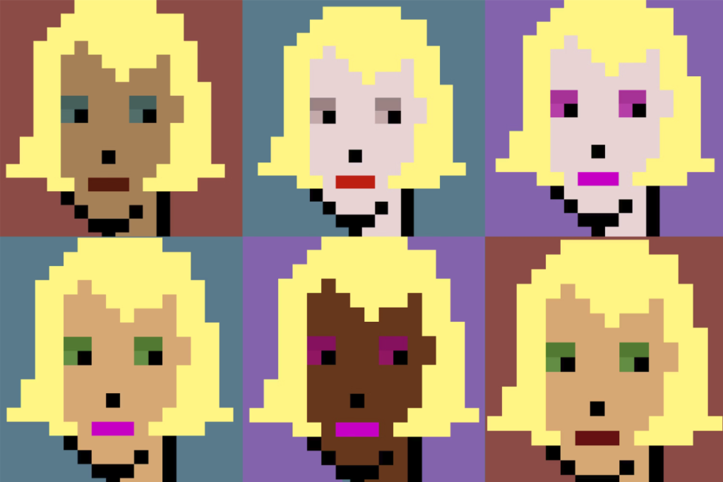 Six Marilyns by Piv - owned by Jack Butcher