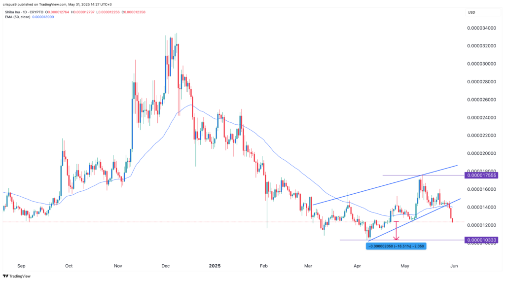 Shiba Inu price crashes as whales sell, burn rate slows - 1