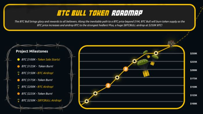 Reward structure. Source: BTCBULL Token.