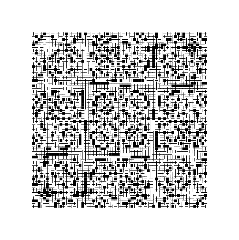 Autoglyph #305 - owned by Flamingo DAO