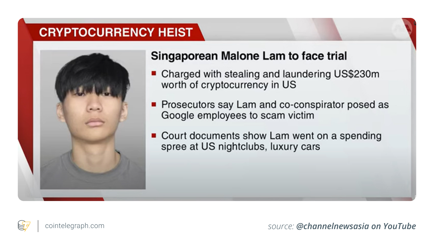 Malone Lam, hacker from the $243 million crypto heist Malone Lam, hacker from the $243 million crypto heist