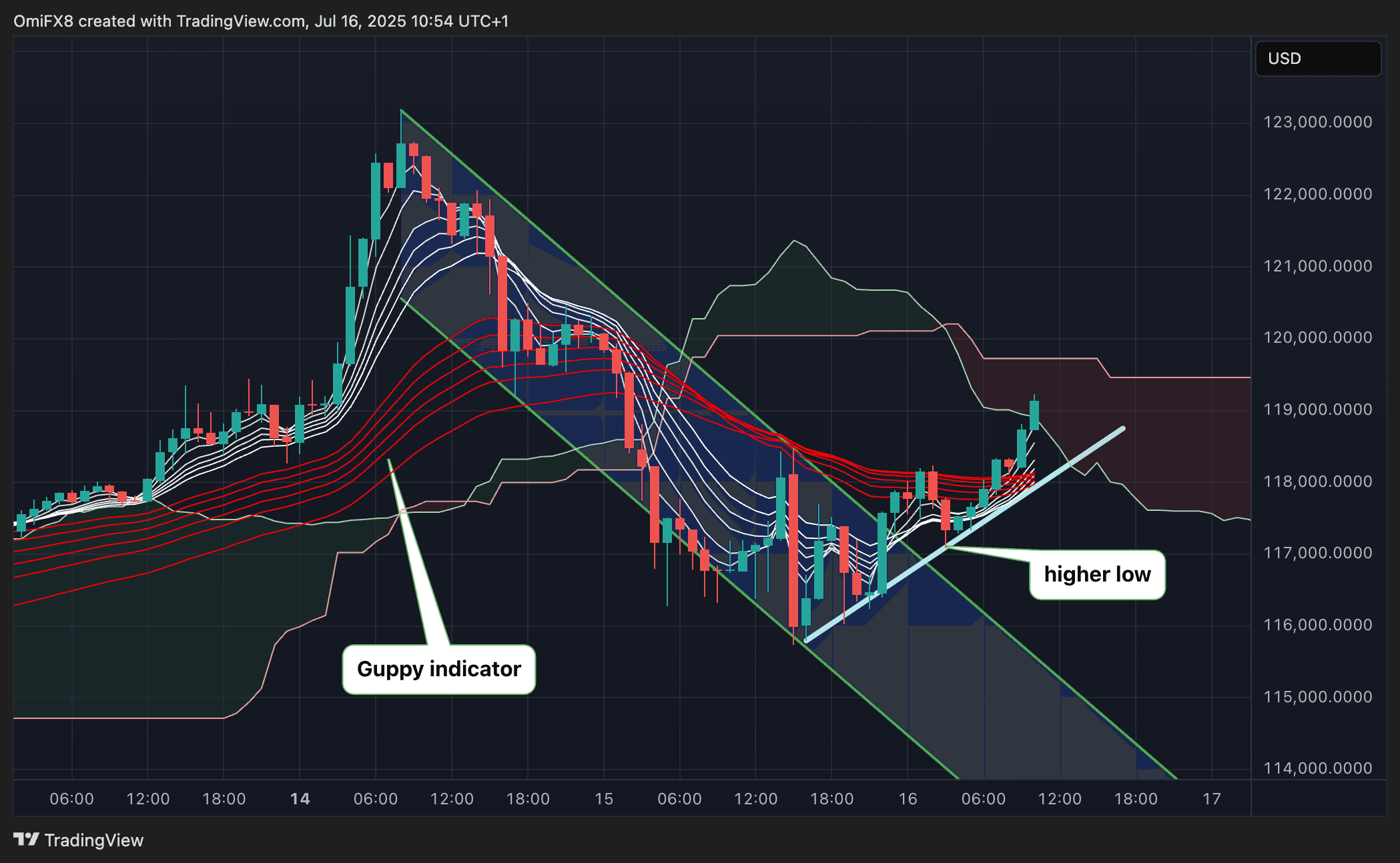 BTC's hourly chart. (TradingView)