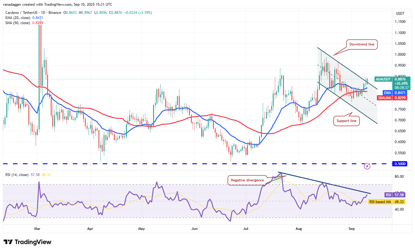 Dogecoin, Cryptocurrencies, Federal Reserve, Gold, Bitcoin Price, XRP, Markets, United States, Cryptocurrency Exchange, Inflation, Interest Rate, CME, Cardano, Price Analysis, Binance Coin, Chainlink, Market Analysis, Ether Price, Solana, SUI