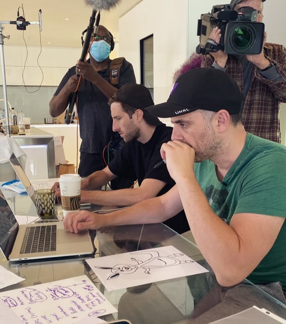 Gary and Andy working in tandem