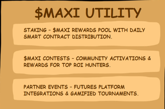  $MAXI utility on the official presale website.