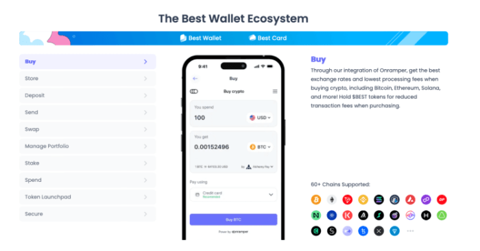 Best Wallet app features.
