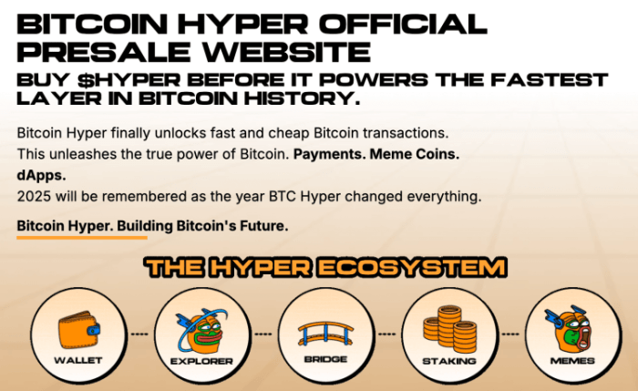 Bitcoin Hyper ecosystem.