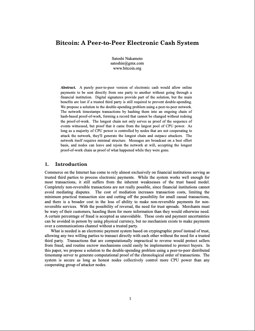 Bitcoin Regulation, Cash