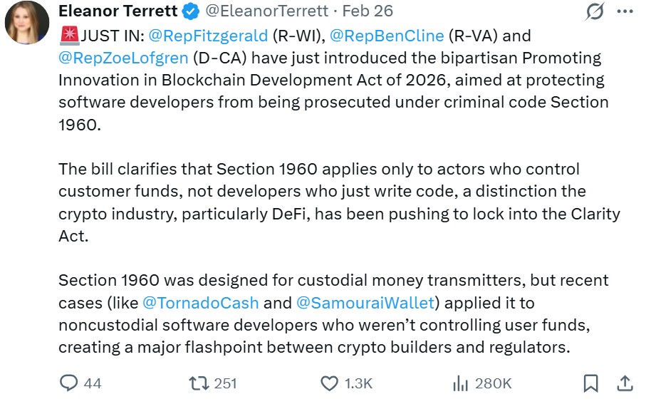 New bipartisan US bill seeks to shield developers