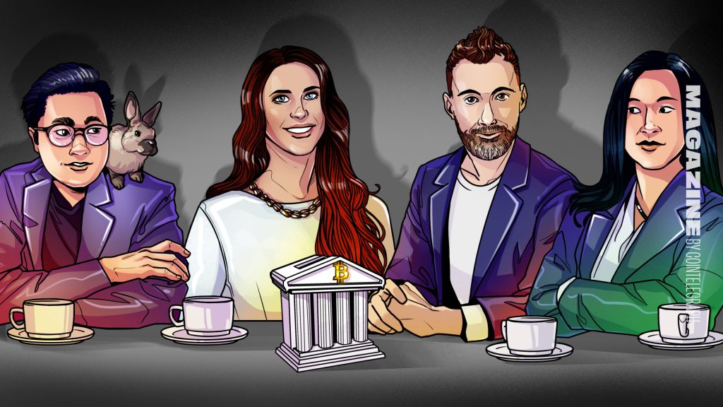 Crypto wanted to overthrow banks, now it’s becoming them in stablecoin fight Magazine legal panelists Joshua Chu, Alexandra Zviagintseva, Yuriy Brisov and Charlyn Ho