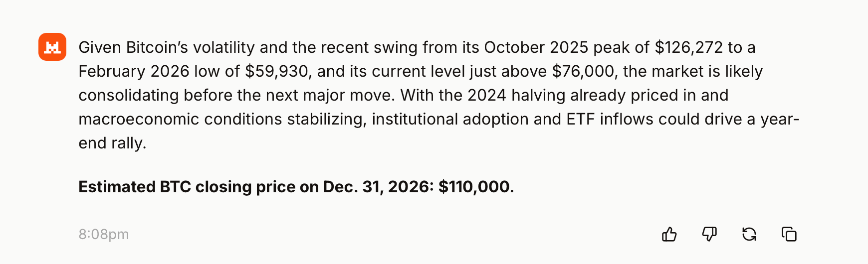 Grok, ChatGPT, Claude — 11 AI Models Project Bitcoin Hits $84K to $118K by End of 2026 Grok, ChatGPT, Claude — 11 AI Models Project Bitcoin Hits $84K to $118K by End of 2026