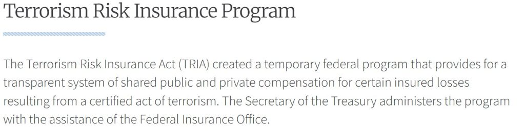 TRIA US law